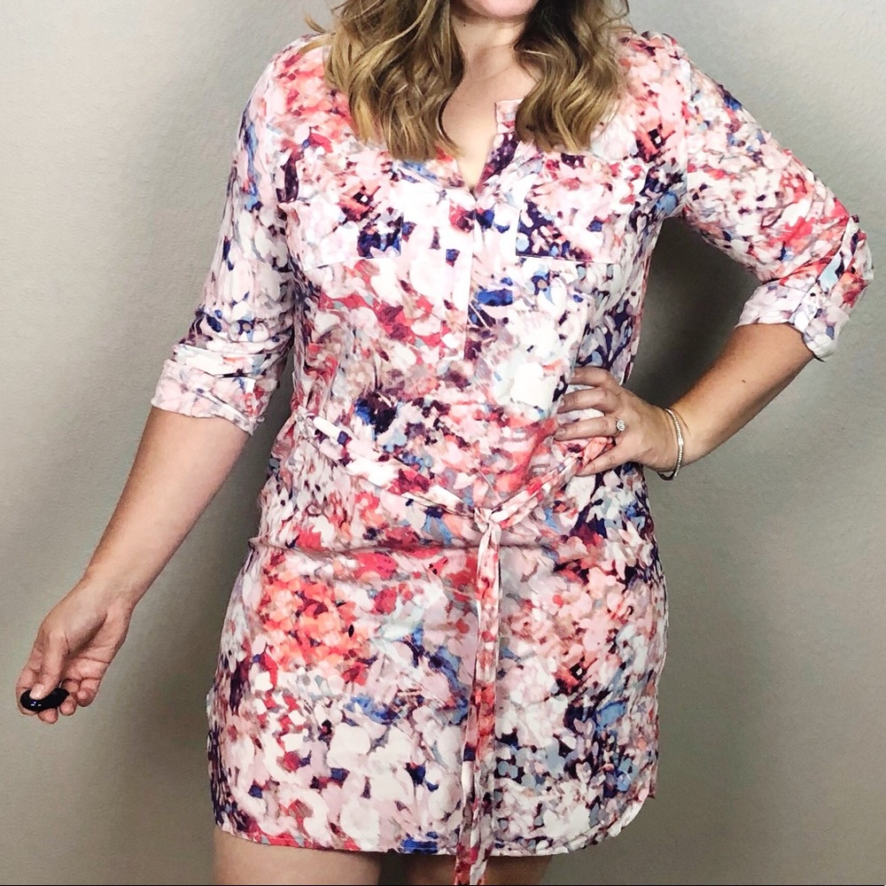 NWT a.n.a. Watercolor Floral Dress